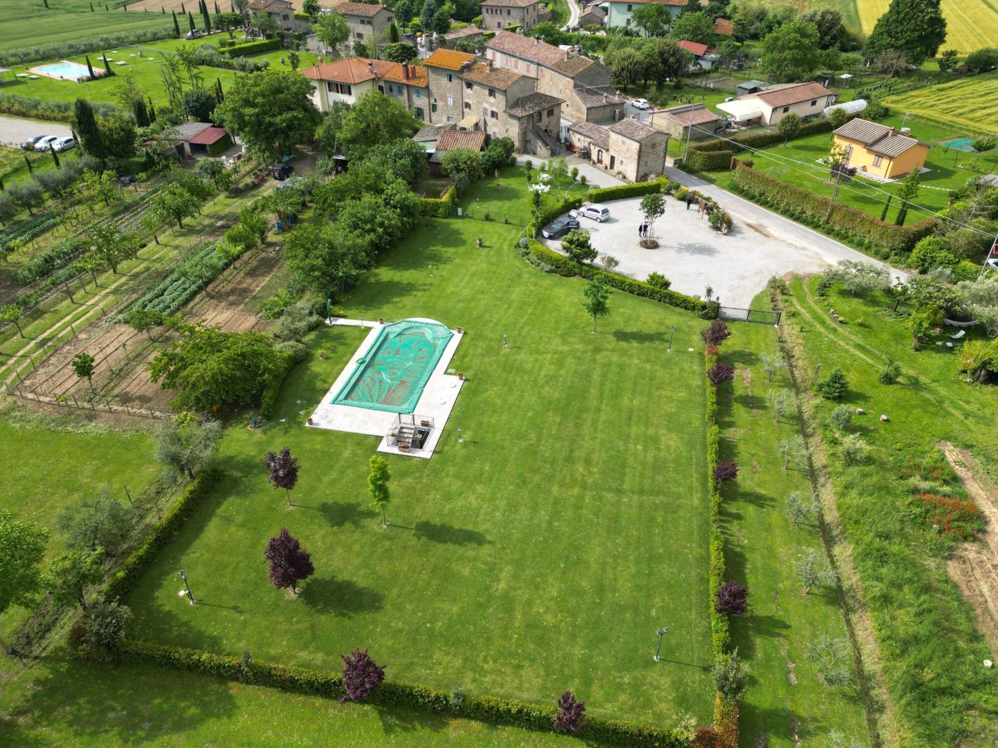 コルトーナ Casale L'Antico Carro Bed & Breakfast エクステリア 写真